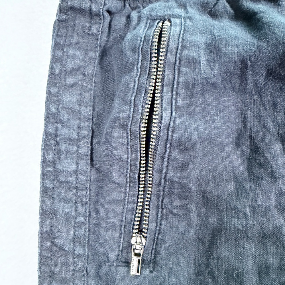 Athleta Linen Women’s Black Jogger Pants - Picture 3 of 6